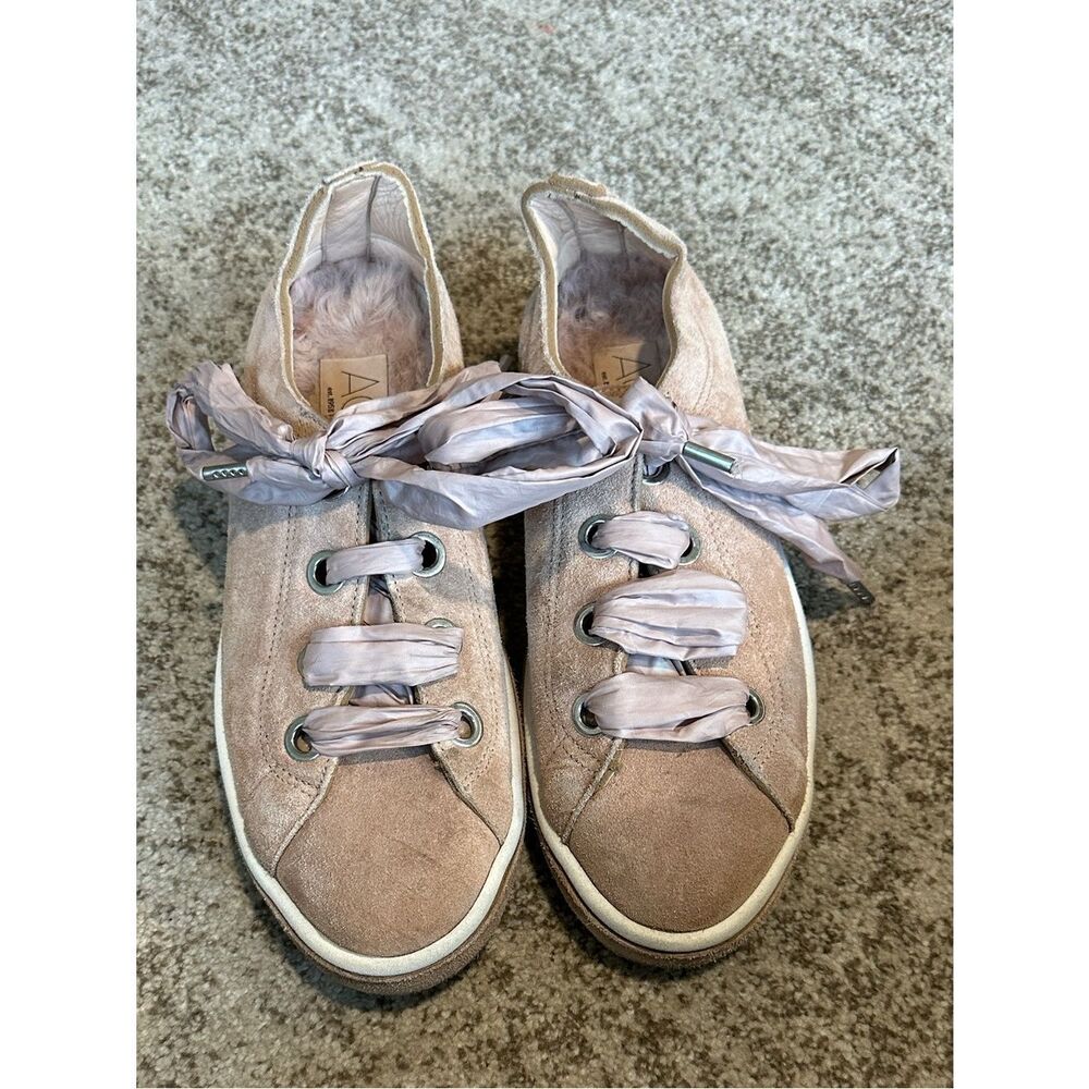 AGL Suede Rose String-up Casual Shoes 39.5